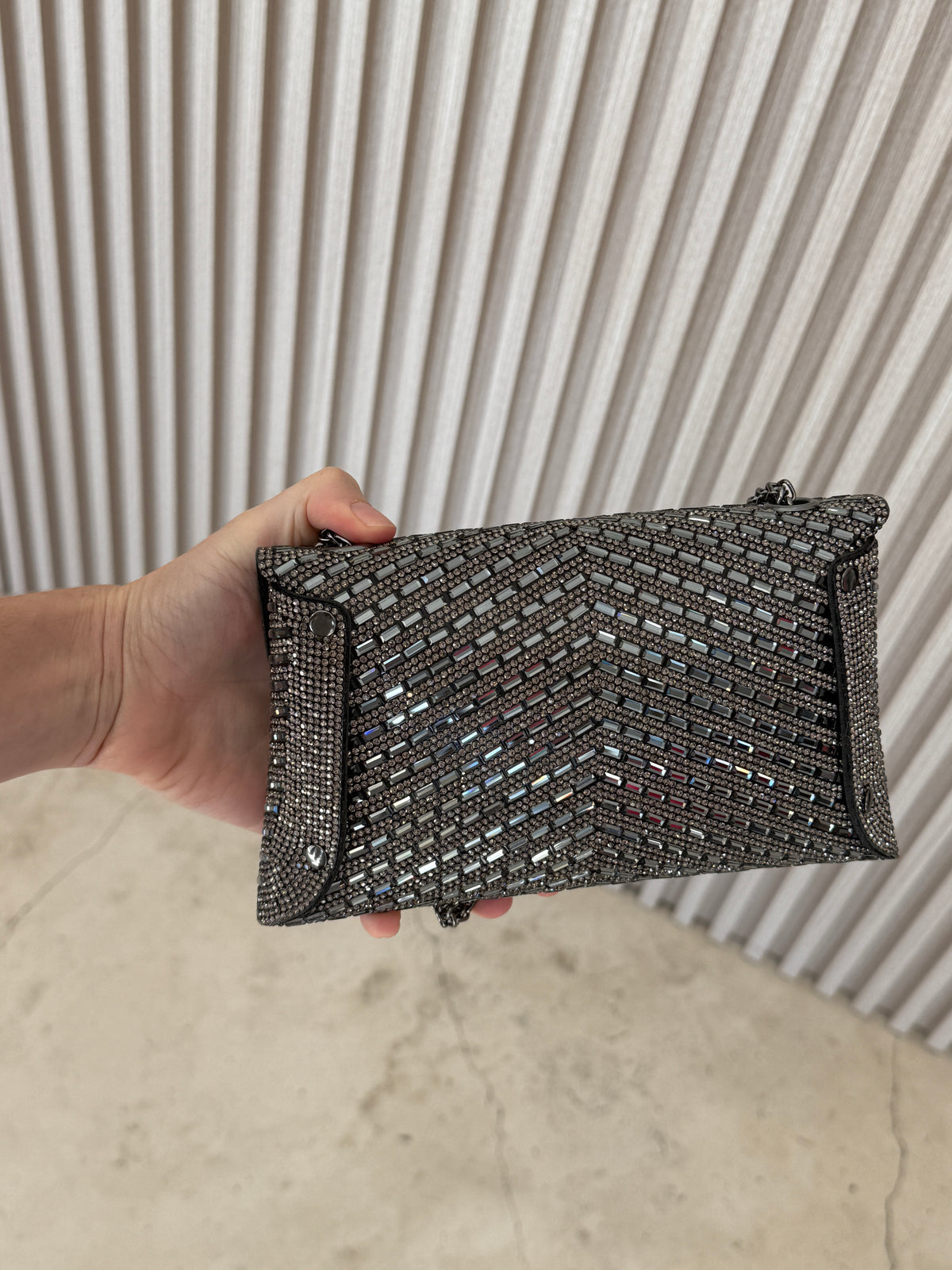 Bolsa Nora plateada