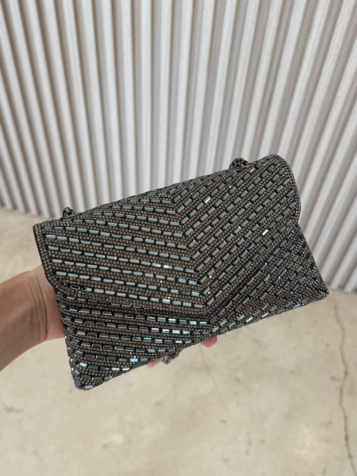Bolsa Nora plateada
