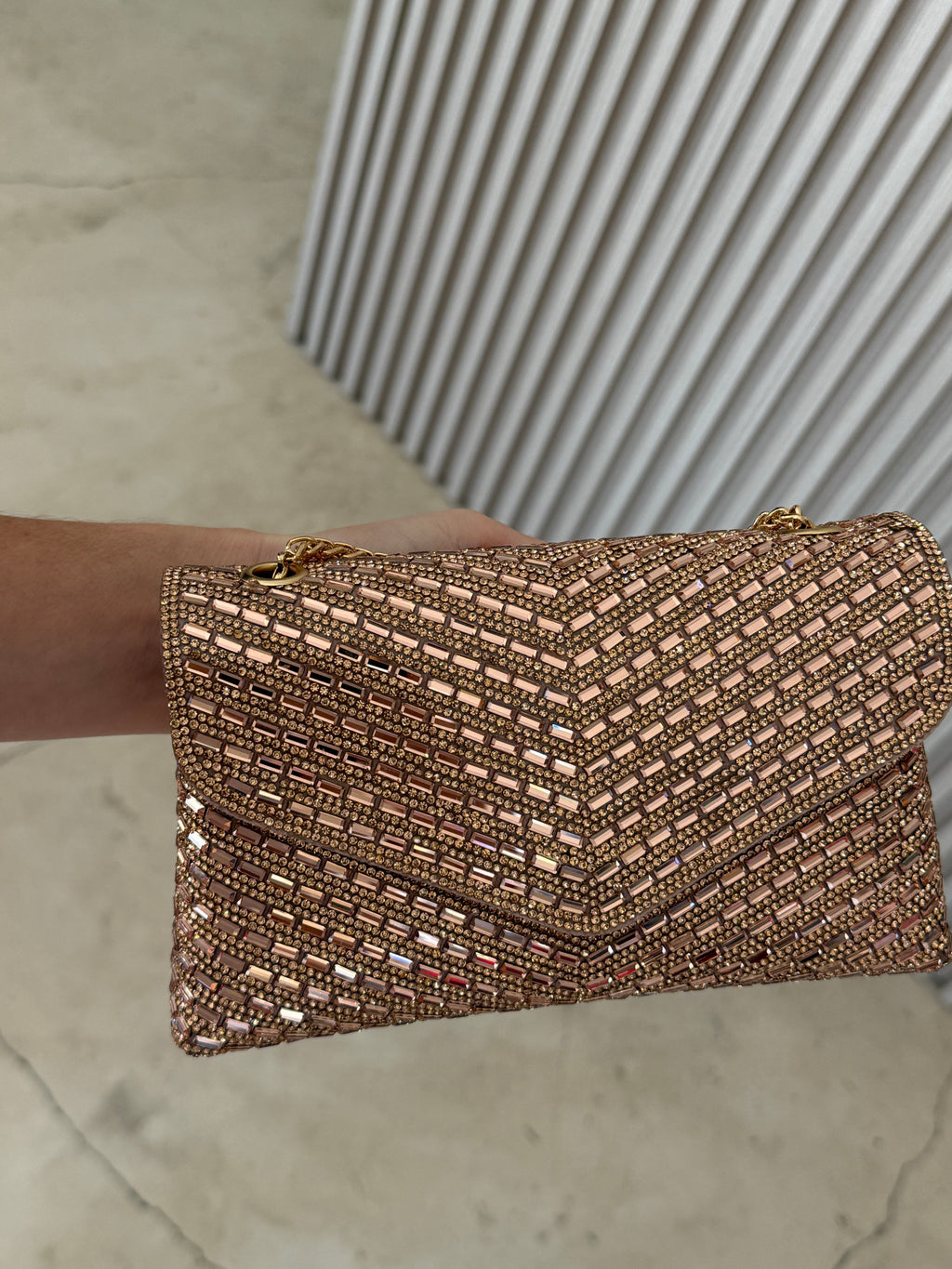 Bolsa Nora dorada
