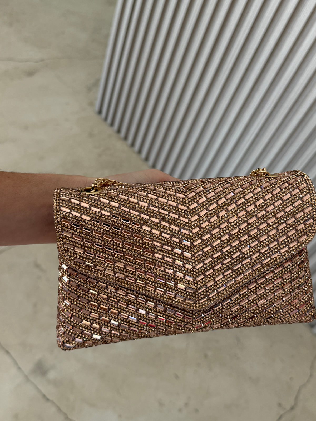 Bolsa Nora dorada