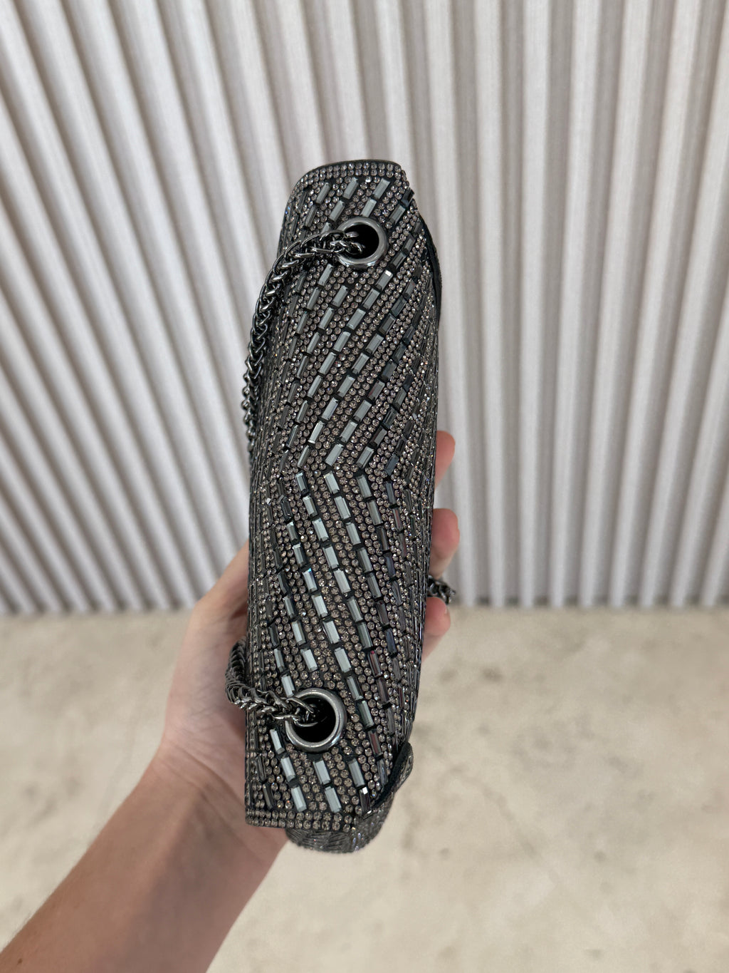 Bolsa Nora plateada