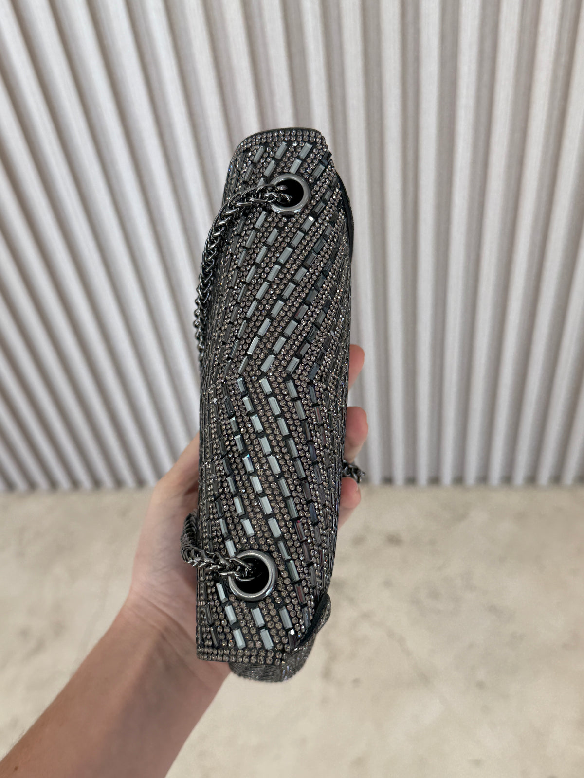 Bolsa Nora plateada