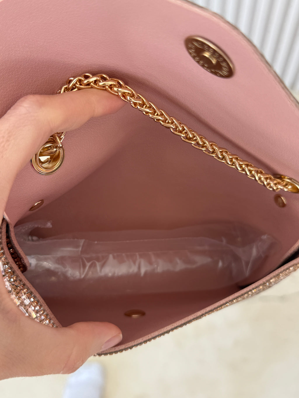 Bolsa Nora dorada