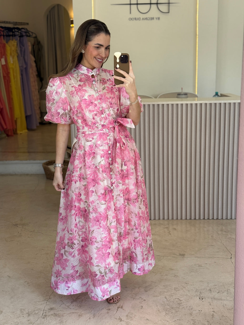 ENTREME FLORES M/C - ROSA