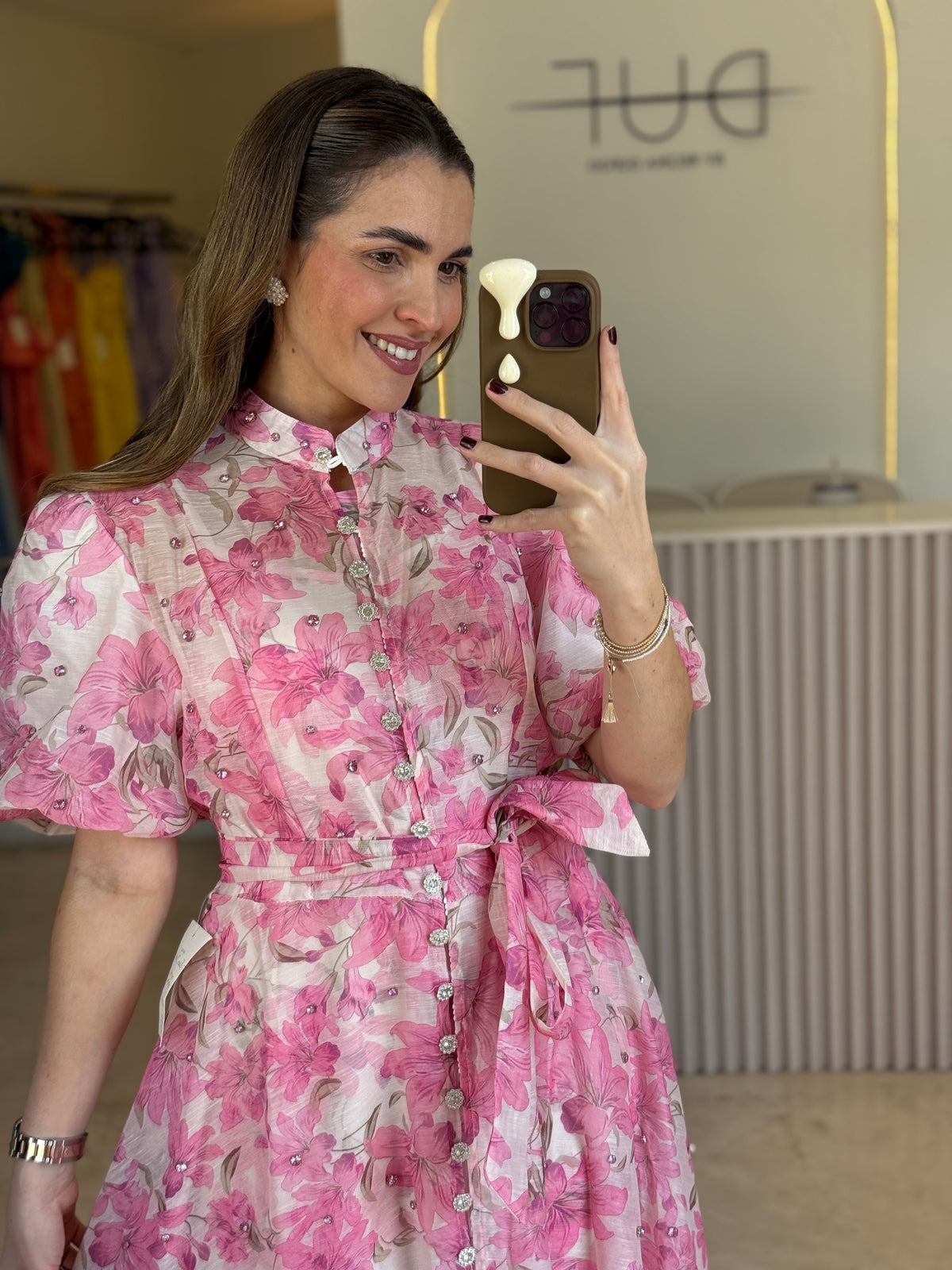 ENTREME FLORES M/C - ROSA