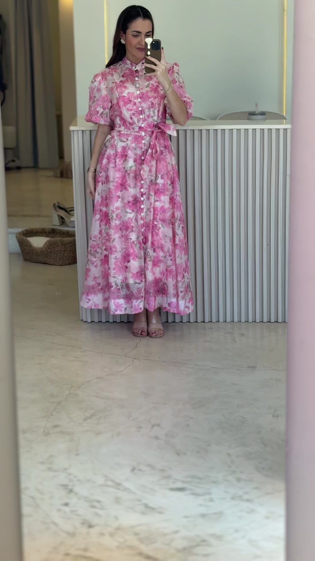 ENTREME FLORES M/C - ROSA